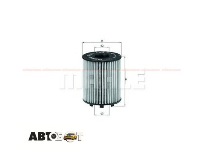 Фільтр оливи MAHLE OX 371D, ціна: 449 грн.