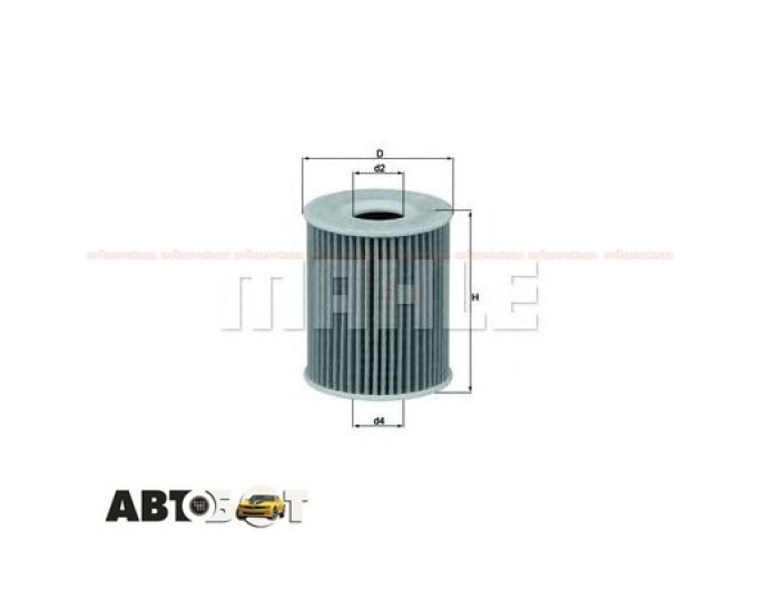 Фільтр оливи MAHLE OX 424D, ціна: 441 грн.
