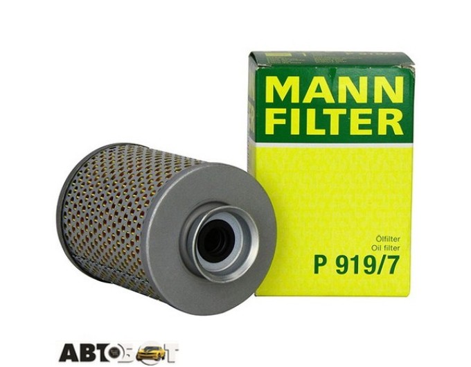 Фільтр оливи MANN P 919/7, ціна: 774 грн.