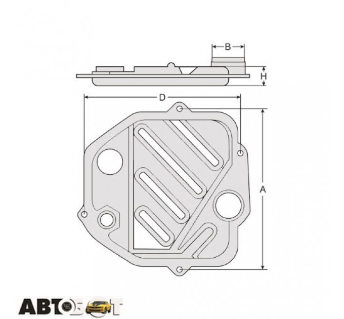 Трансмиссионный фильтр SCT SG 1719, цена: 1 016 грн.