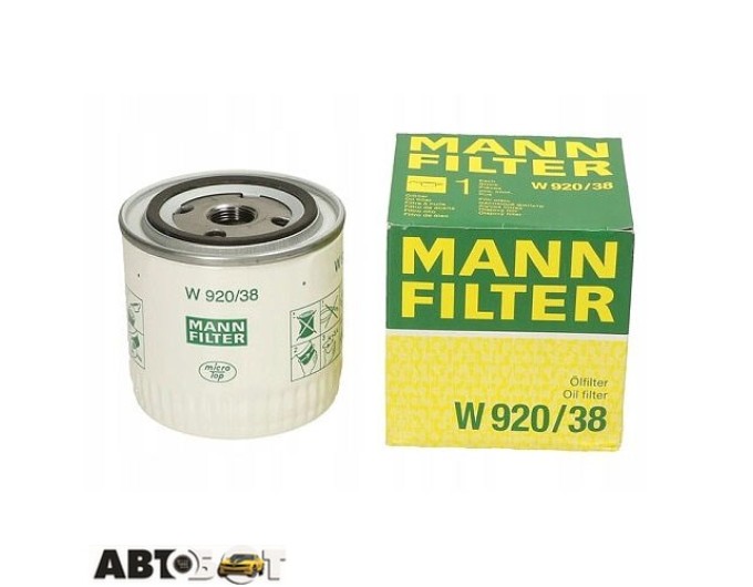 Масляный фильтр MANN W 920/38, цена: 511 грн.