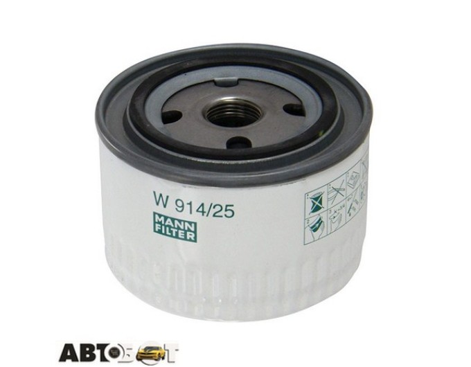 Фільтр оливи MANN W 914/25, ціна: 543 грн.