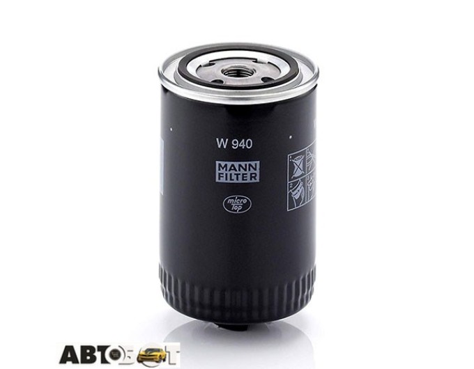Фільтр оливи MANN W 940, ціна: 548 грн.