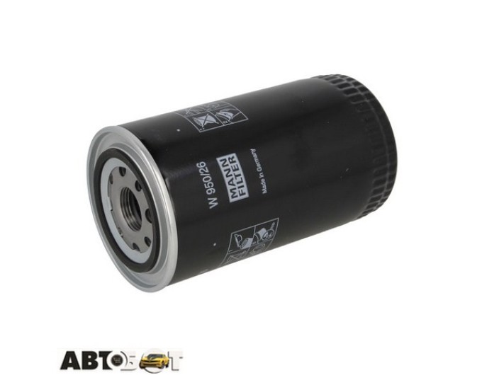 Фільтр оливи MANN W 950/26, ціна: 1 070 грн.