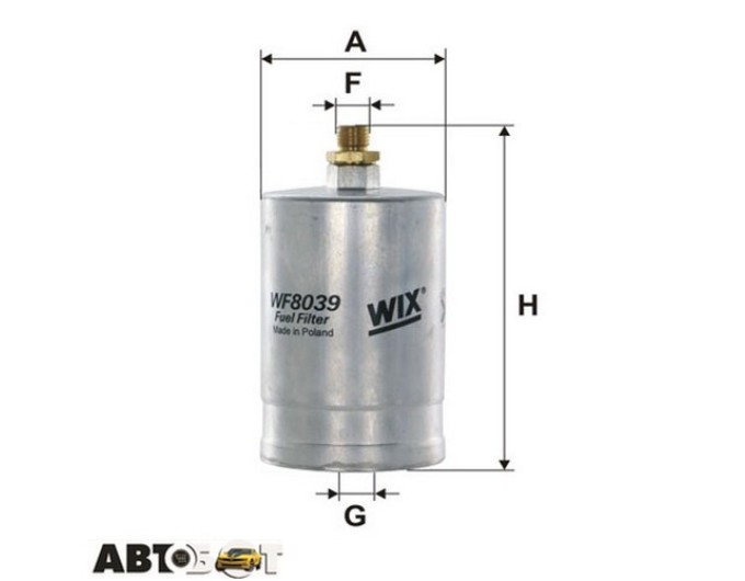 Паливний фільтр WIX WF8039, ціна: 766 грн.