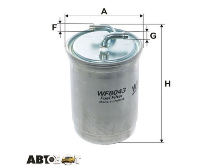 Паливний фільтр WIX WF8043, ціна: 600 грн.