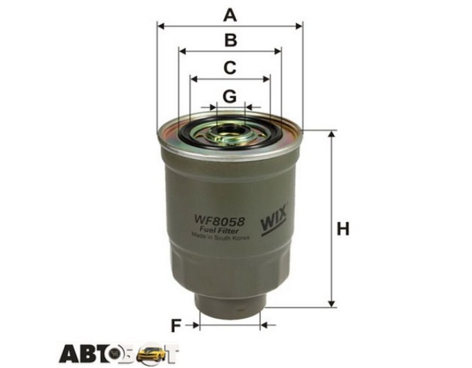 Топливный фильтр WIX WF8058, цена: 577 грн.