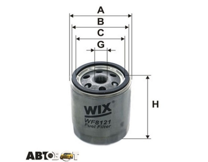Паливний фільтр WIX WF8121, ціна: 429 грн.