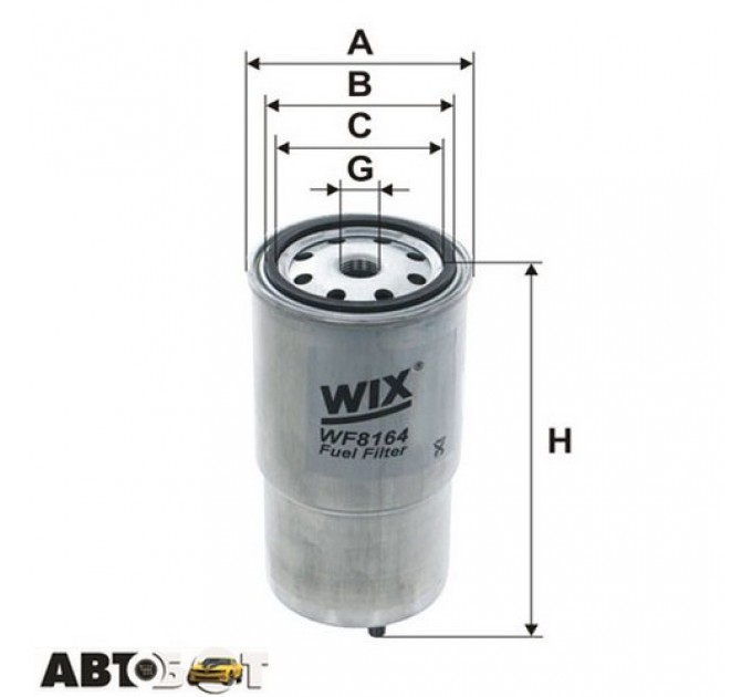 Топливный фильтр WIX WF8164, цена: 383 грн.