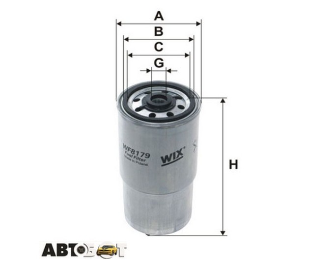 Топливный фильтр WIX WF8179, цена: 531 грн.