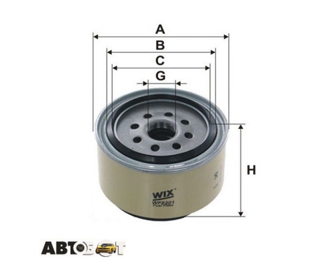 Паливний фільтр WIX WF8201, ціна: 789 грн.