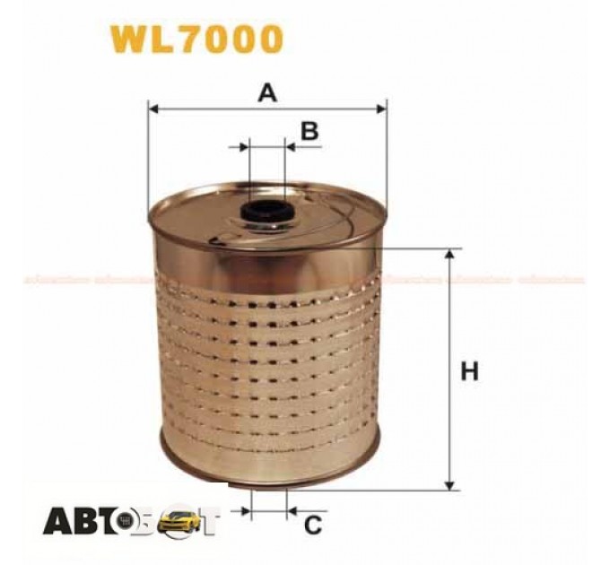 Фільтр оливи WIX WL7000, ціна: 262 грн.