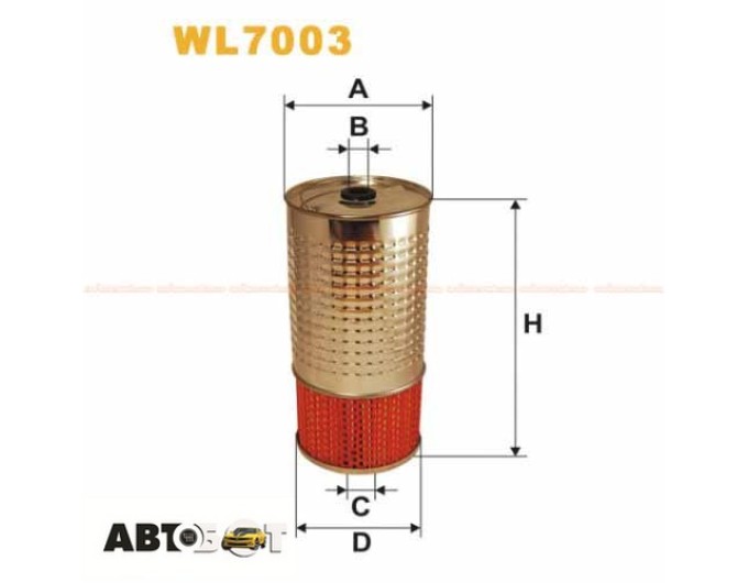 Масляный фильтр WIX WL7003, цена: 370 грн.