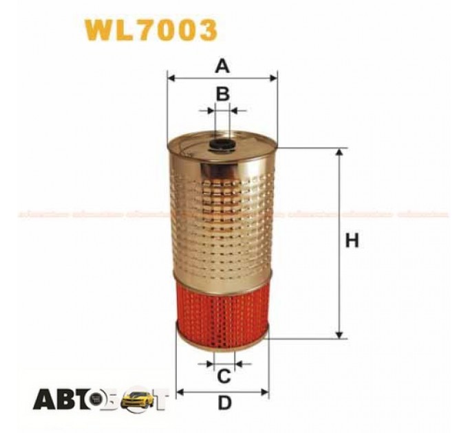 Фільтр оливи WIX WL7003, ціна: 324 грн.