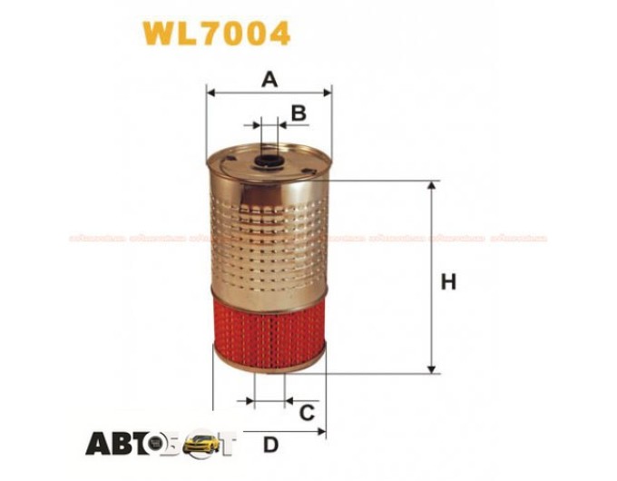 Масляный фильтр WIX WL7004, цена: 288 грн.