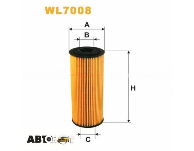 Масляный фильтр WIX WL7008, цена: 221 грн.