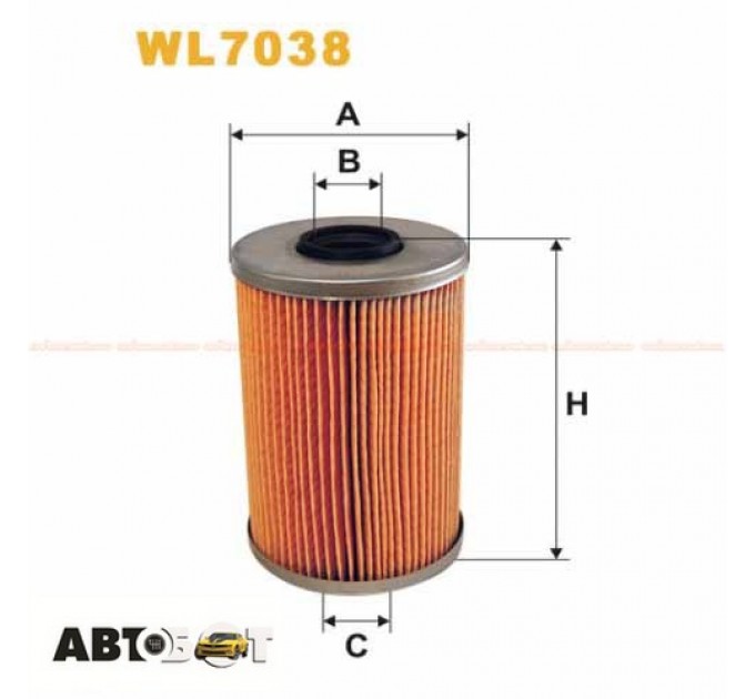 Фільтр оливи WIX WL7038, ціна: 241 грн.