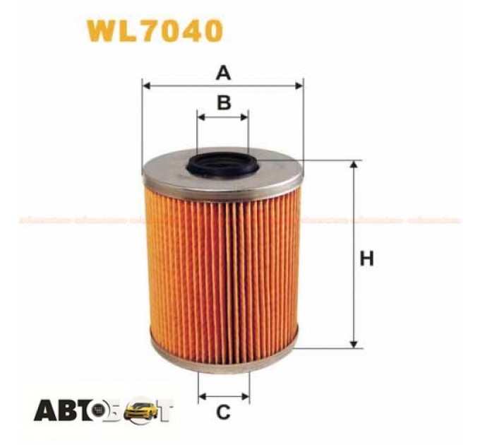 Фільтр оливи WIX WL7040, ціна: 178 грн.