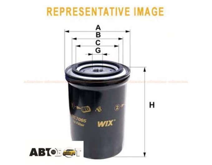 Фільтр оливи WIX WL7065, ціна: 581 грн.