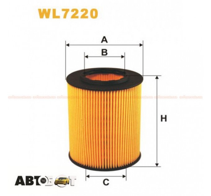 Фільтр оливи WIX WL7220, ціна: 157 грн.