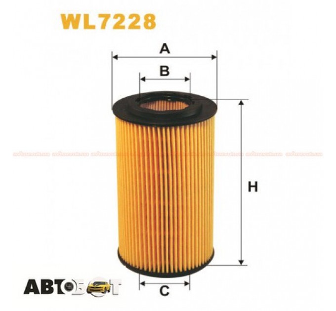 Фільтр оливи WIX WL7228, ціна: 224 грн.