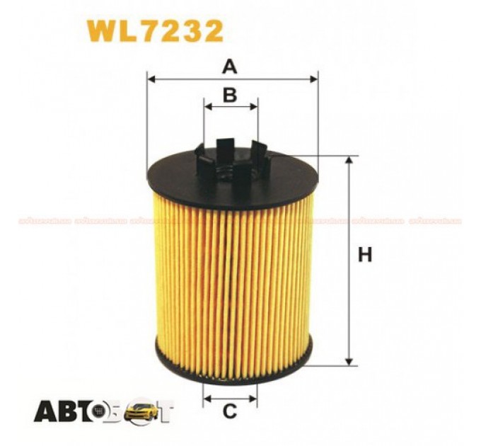 Фільтр оливи WIX WL7232, ціна: 172 грн.