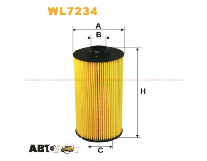 Масляный фильтр WIX WL7234, цена: 358 грн.