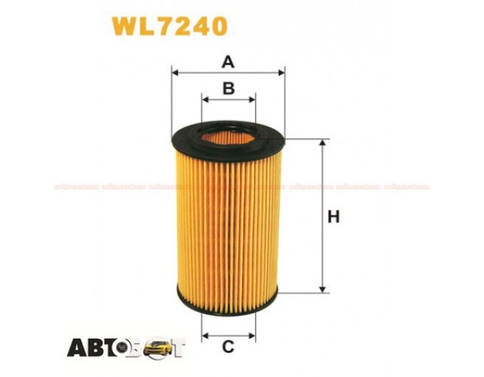 Масляный фильтр WIX WL7240, цена: 227 грн.