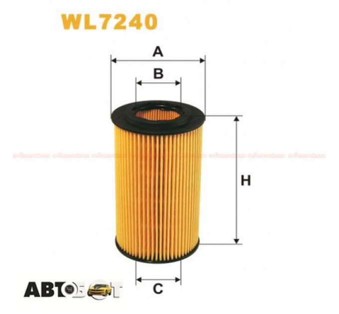 Фільтр оливи WIX WL7240, ціна: 161 грн.