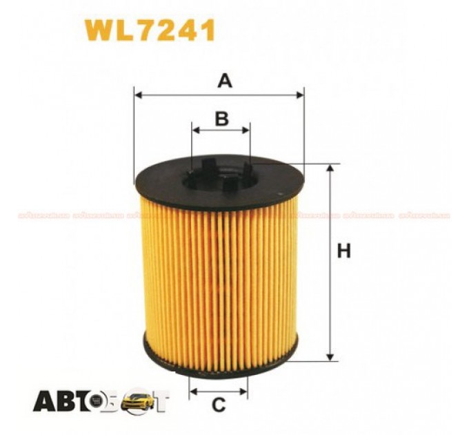 Фільтр оливи WIX WL7241, ціна: 116 грн.