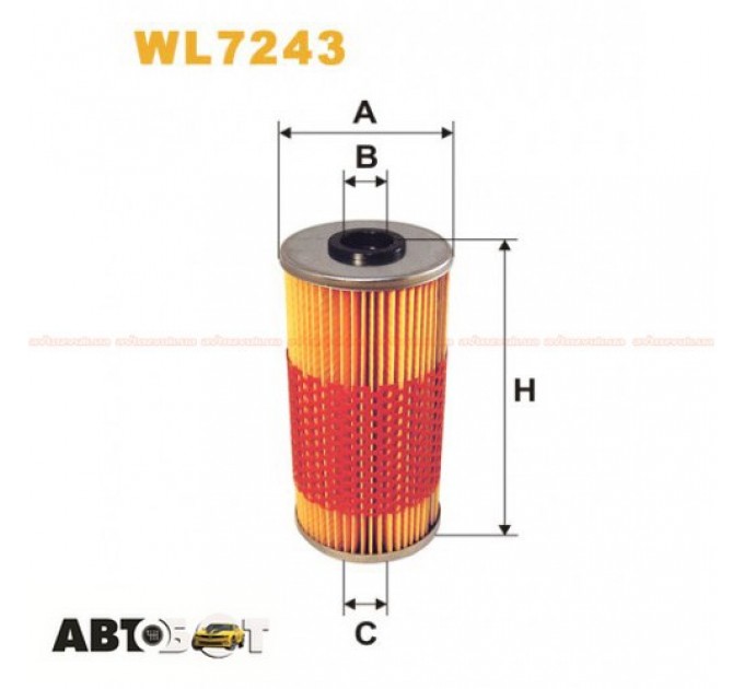 Фільтр оливи WIX WL7243, ціна: 277 грн.