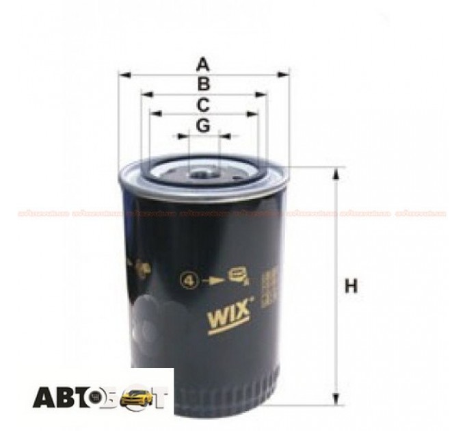Масляный фильтр WIX WL7252, цена: 224 грн.