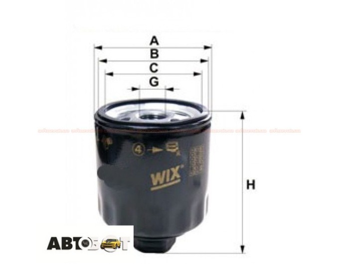 Фільтр оливи WIX WL7277, ціна: 795 грн.