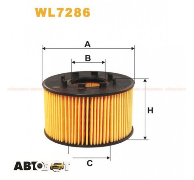 Масляный фильтр WIX WL7286, цена: 190 грн.