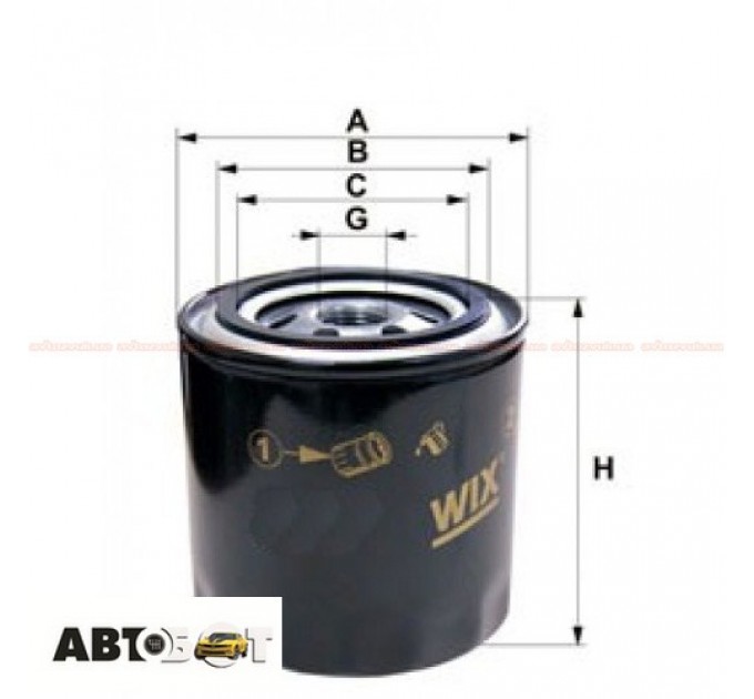 Фільтр оливи WIX WL7291, ціна: 249 грн.