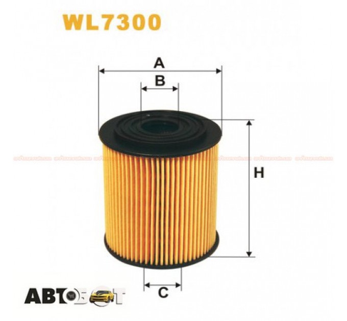 Фільтр оливи WIX WL7300, ціна: 204 грн.