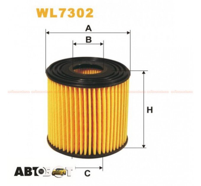 Масляный фильтр WIX WL7302, цена: 174 грн.