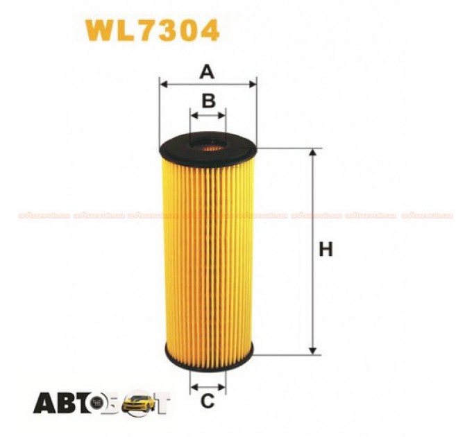 Масляный фильтр WIX WL7304, цена: 205 грн.