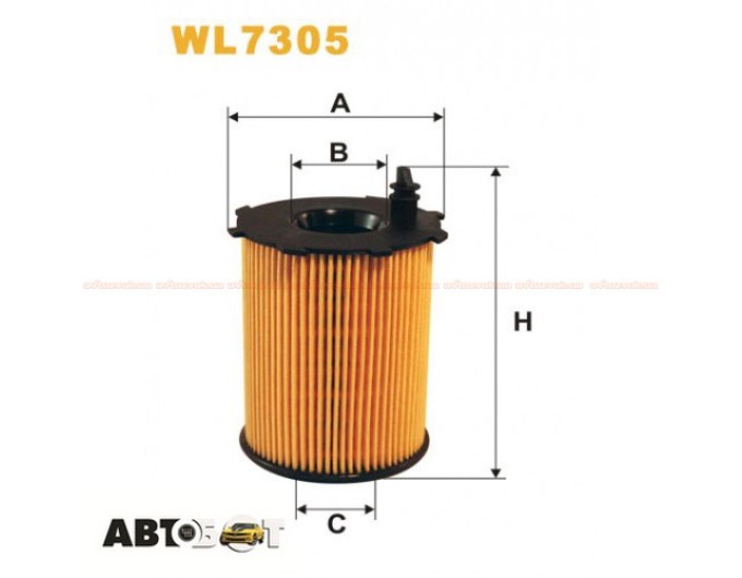 Фільтр оливи WIX WL7305, ціна: 354 грн.