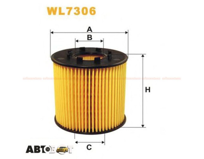 Фільтр оливи WIX WL7306, ціна: 248 грн.