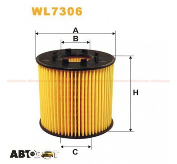 Фільтр оливи WIX WL7306, ціна: 218 грн.