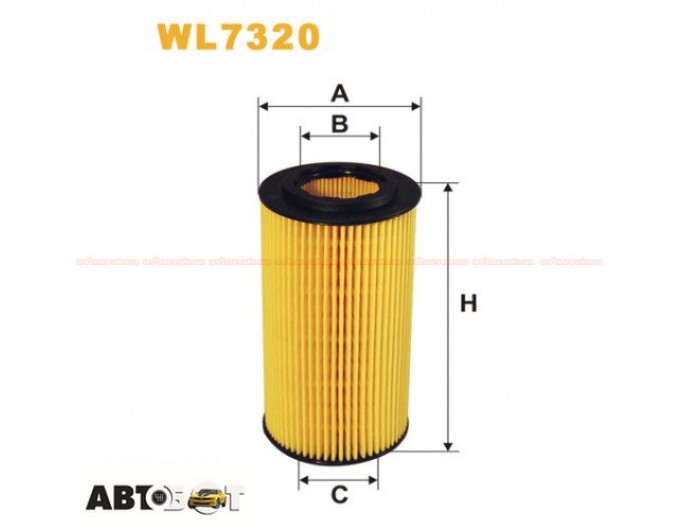 Масляный фильтр WIX WL7320, цена: 282 грн.
