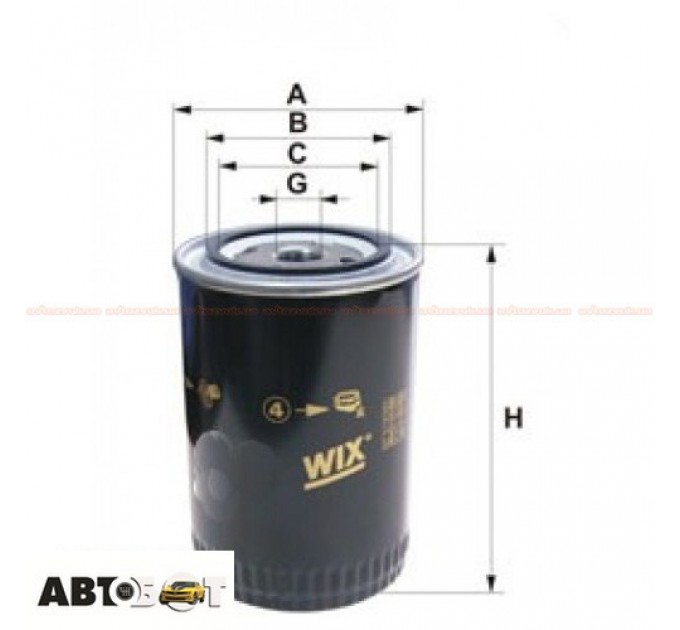 Фільтр оливи WIX WL7324, ціна: 224 грн.