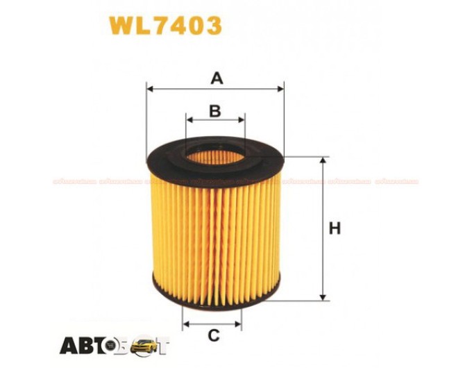 Масляный фильтр WIX WL7403, цена: 282 грн.