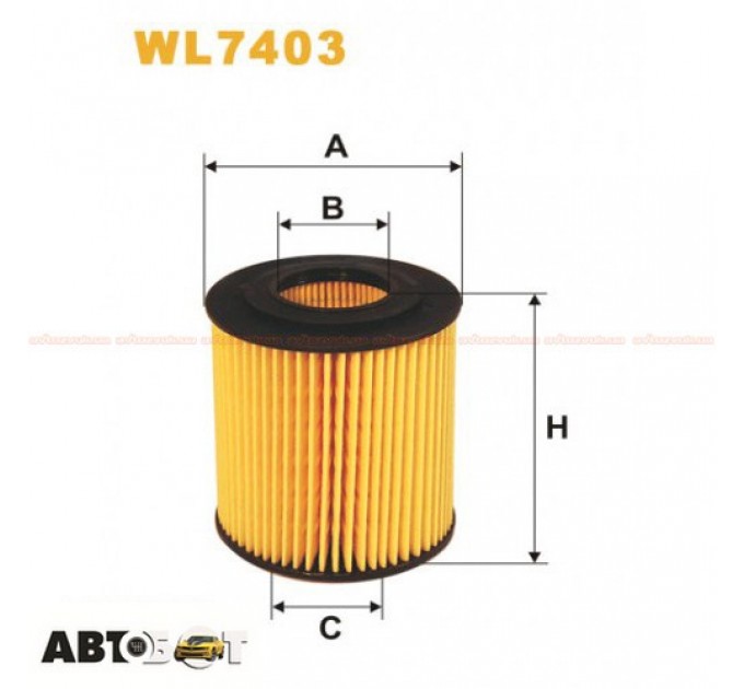 Масляный фильтр WIX WL7403, цена: 213 грн.