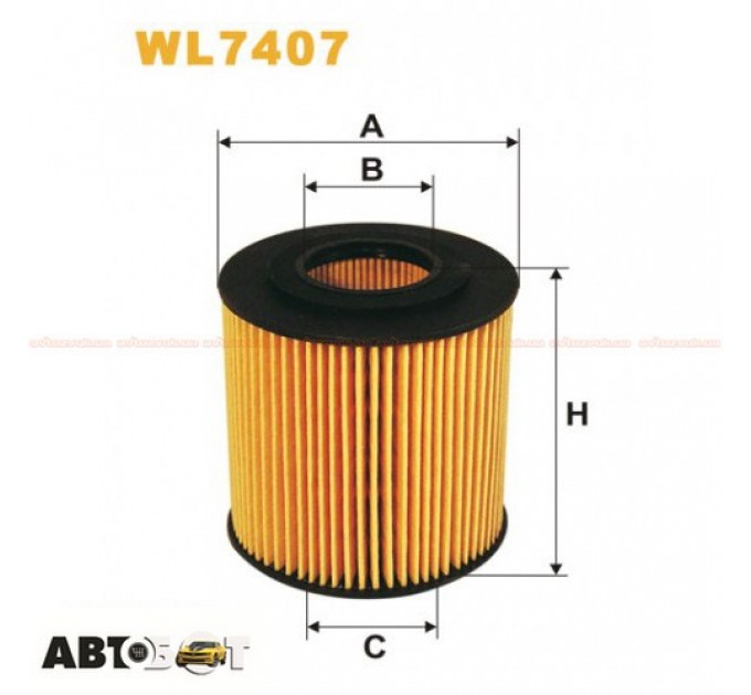 Фільтр оливи WIX WL7407, ціна: 283 грн.