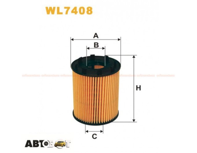 Масляный фильтр WIX WL7408, цена: 195 грн.