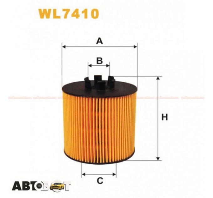 Фільтр оливи WIX WL7410, ціна: 256 грн.
