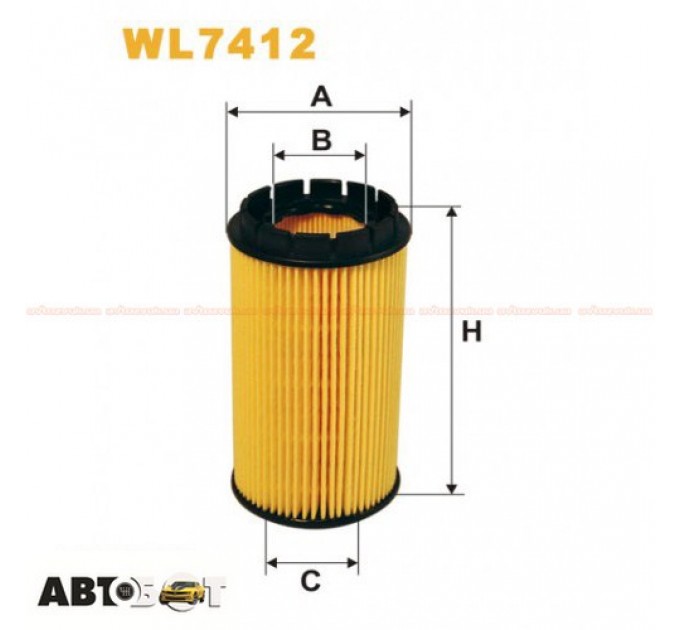 Масляный фильтр WIX WL7412, цена: 235 грн.
