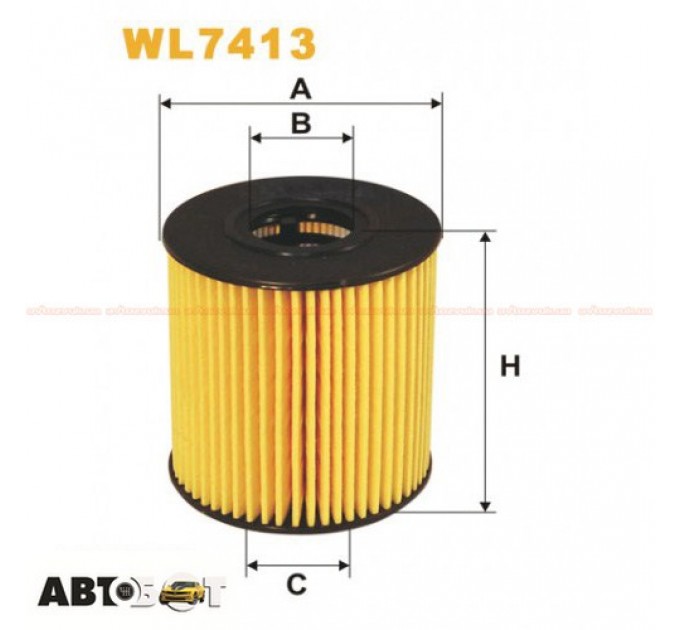 Фільтр оливи WIX WL7413, ціна: 184 грн.